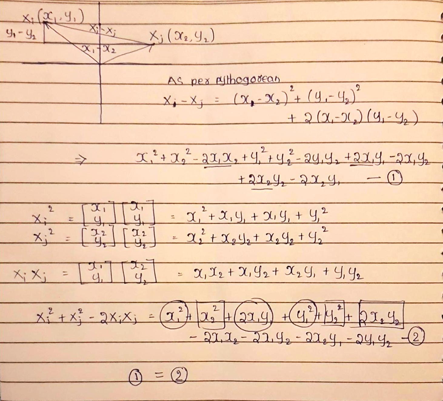 Distance Calculation